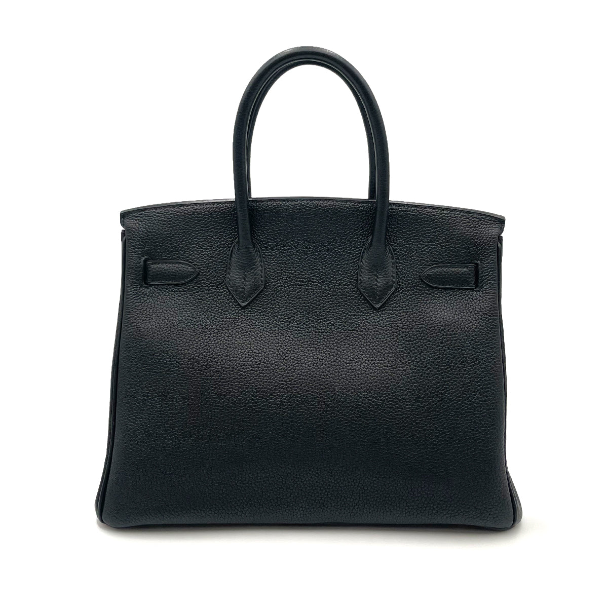HERMES BIRKIN 30 BLACK TOGO HAND BAG □H 90263306