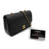 CHANEL VINTAGE DIANA SMALL CHAIN SHOULDER BAG BLACK LAMB SKIN 90263309 - PURPOSE