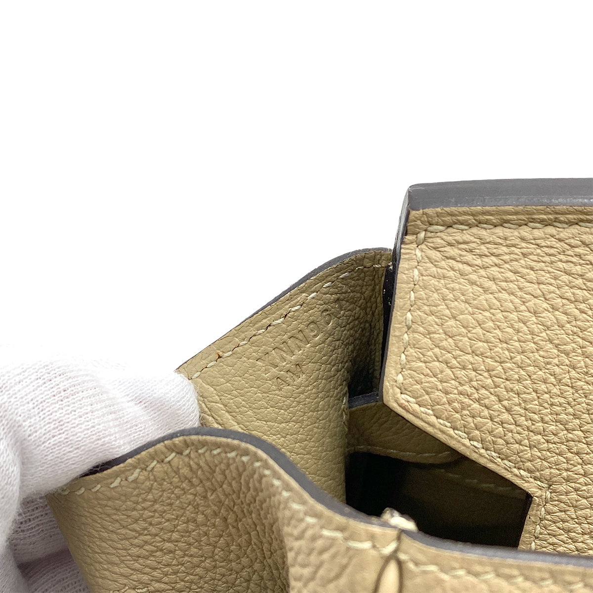 HERMES BIRKIN 30 TRENCH TOGO HAND BAG X SHW 90263310
