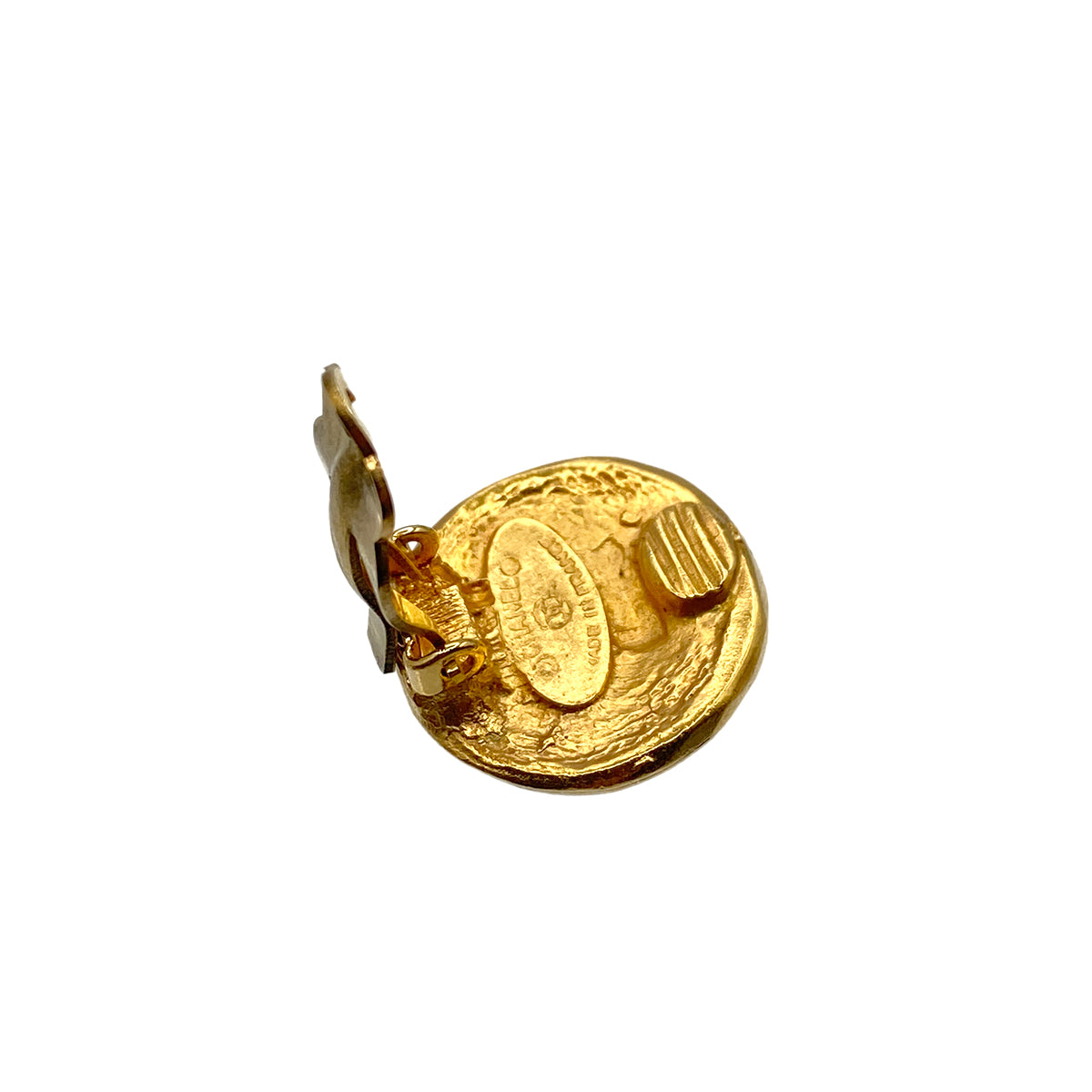 CHANEL VINTAGE EARRINGS ROUND CHANEL 31 RUE CAMBON ACCESSORY 90263332