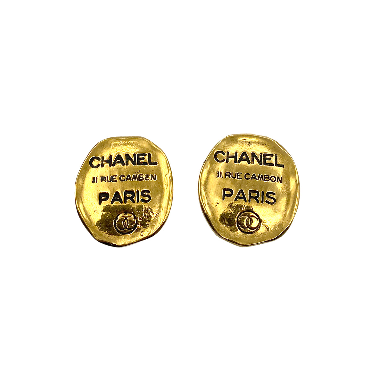 CHANEL VINTAGE EARRINGS  31 RUE CAMBON ACCESSORY 90263337