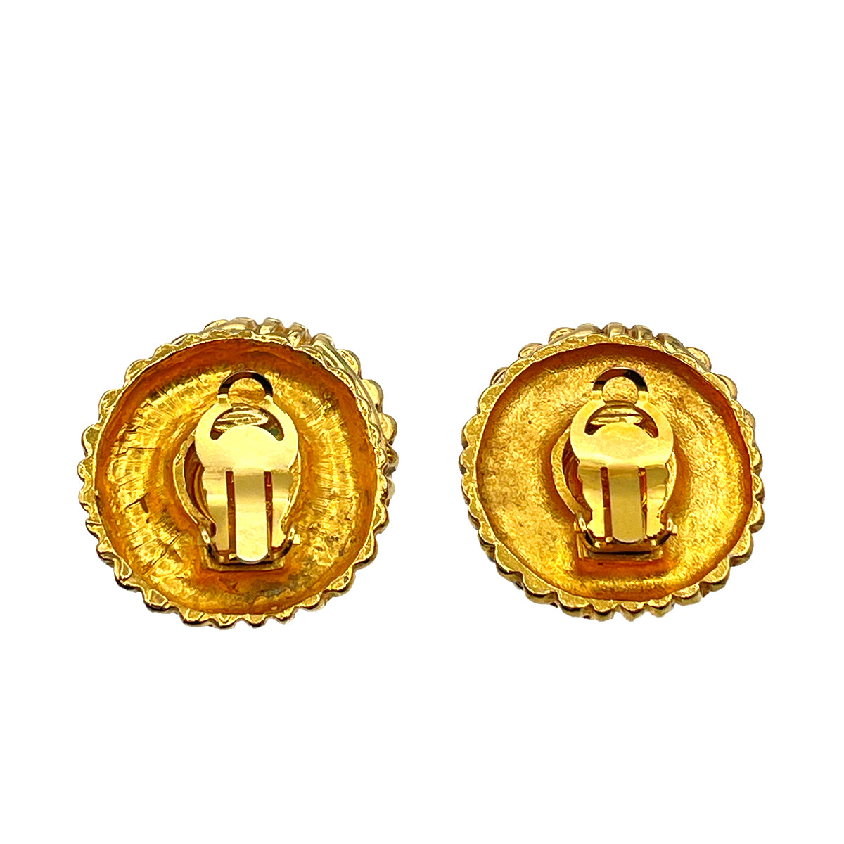 CHANEL VINTAGE EARRINGS ROUND PEARL MOTIF ACCESSORY 90263343