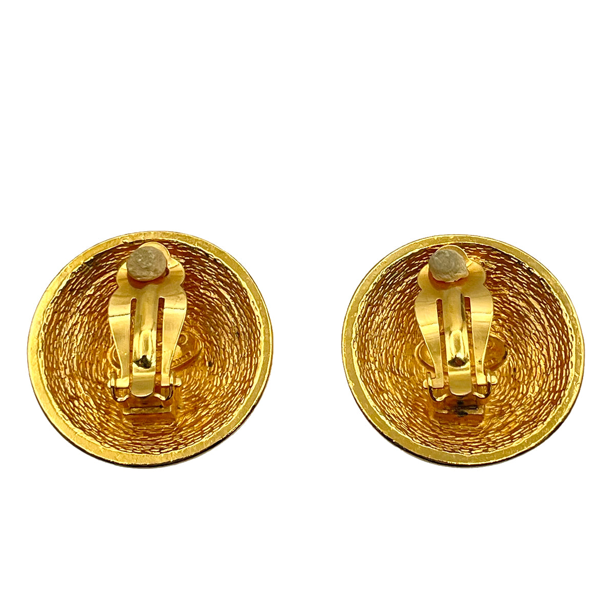 CHANEL VINTAGE EARRINGS COCO MARK ROUND ACCESSORY 90263609