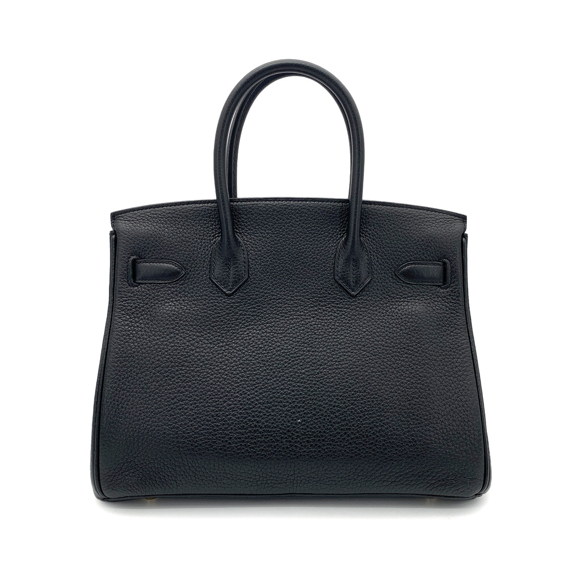 HERMES BIRKIN 30 BLACK TOGO HAND BAG □P GHW 90263621