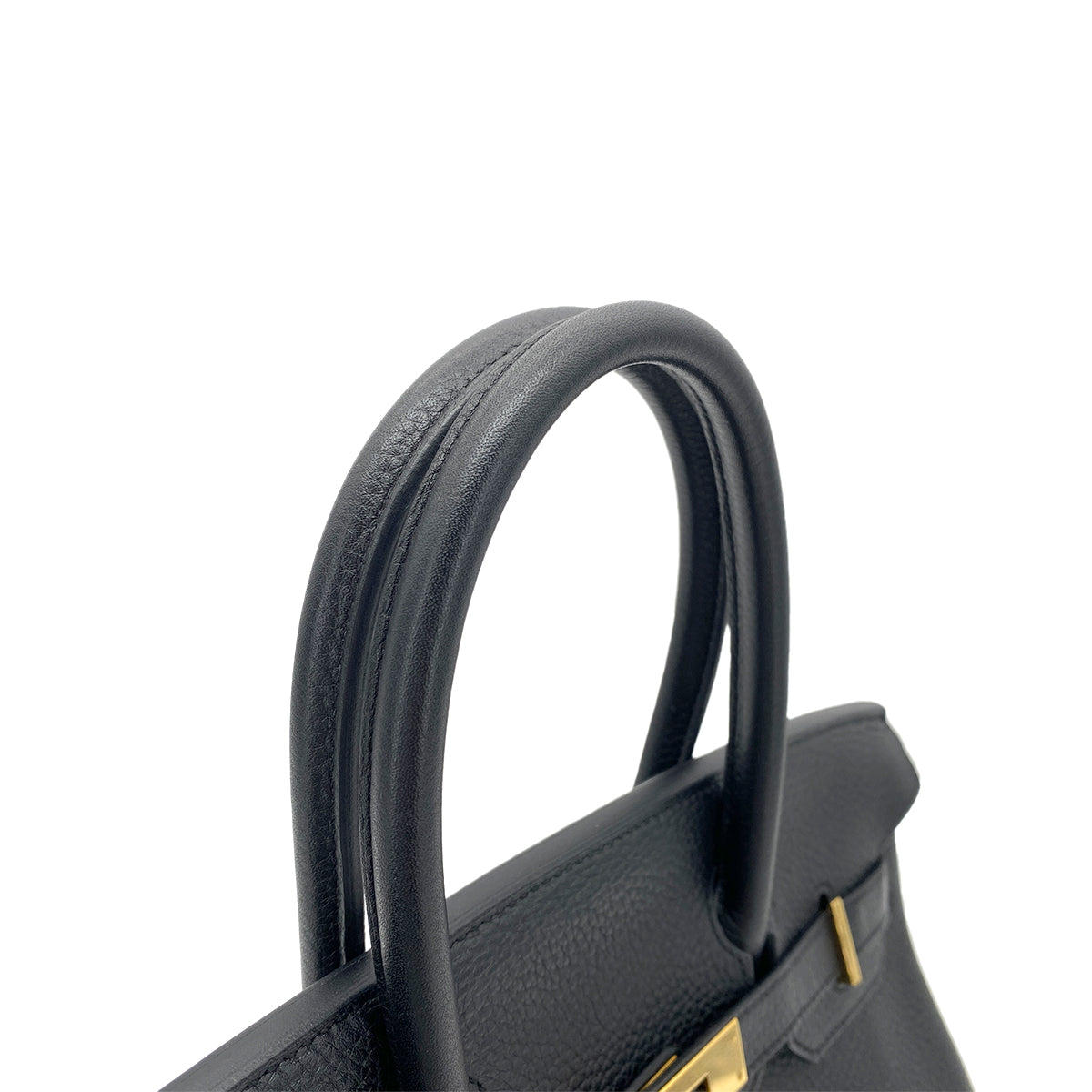 HERMES BIRKIN 30 BLACK TOGO HAND BAG □P GHW 90263621
