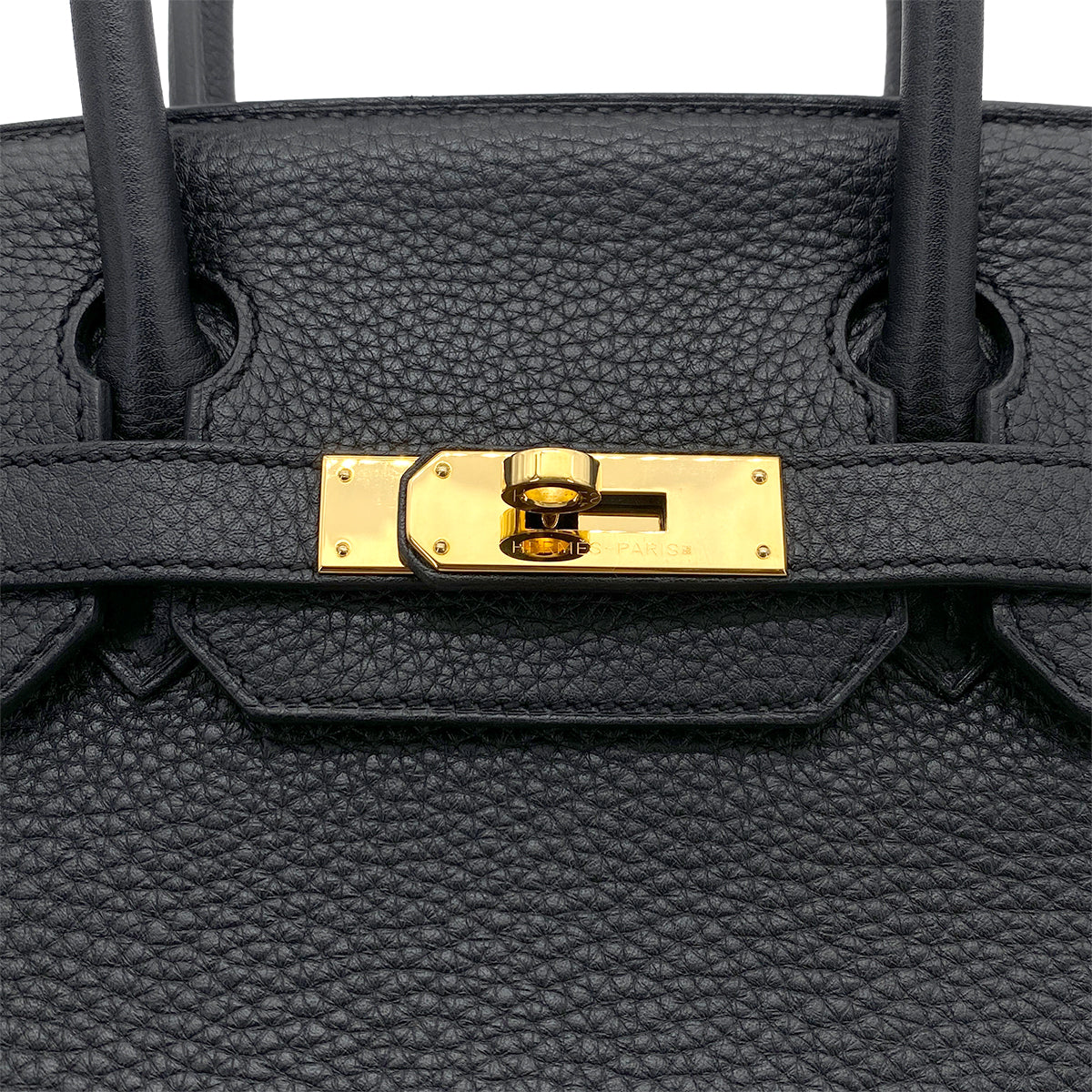 HERMES BIRKIN 30 BLACK TOGO HAND BAG □P GHW 90263621