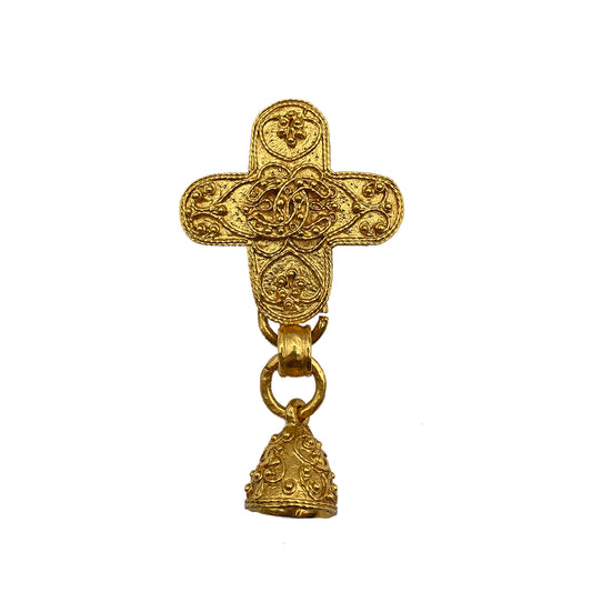 CHANEL VINTAGE BROACH COCOMARK BELL ACCESSORY 94A 90263624