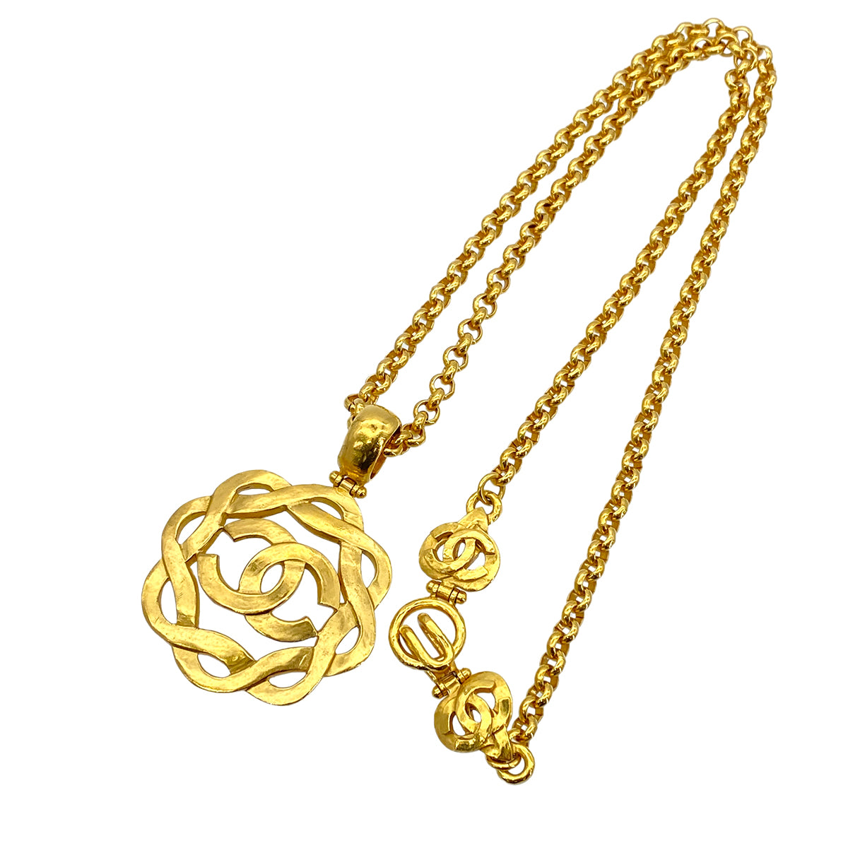 CHANEL VINTAGE NECKLACE COCOMARK ACCESSORY 97P 90263627