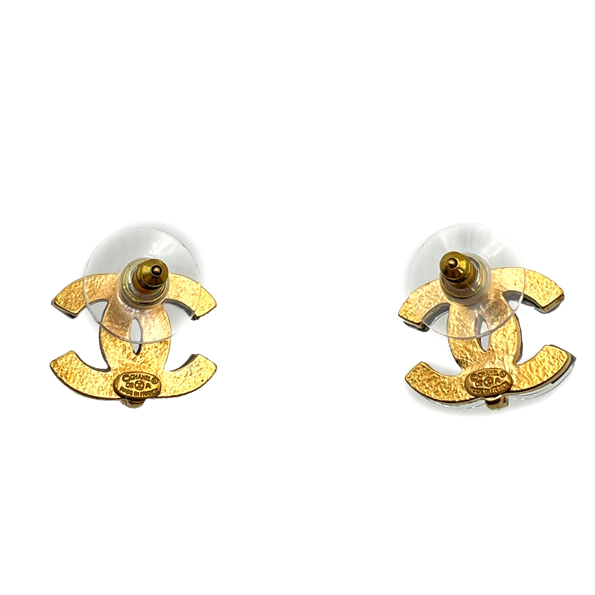 CHANEL EARRINGS COCOMARK CRYSTAL ACCESSORY 02A 90263636