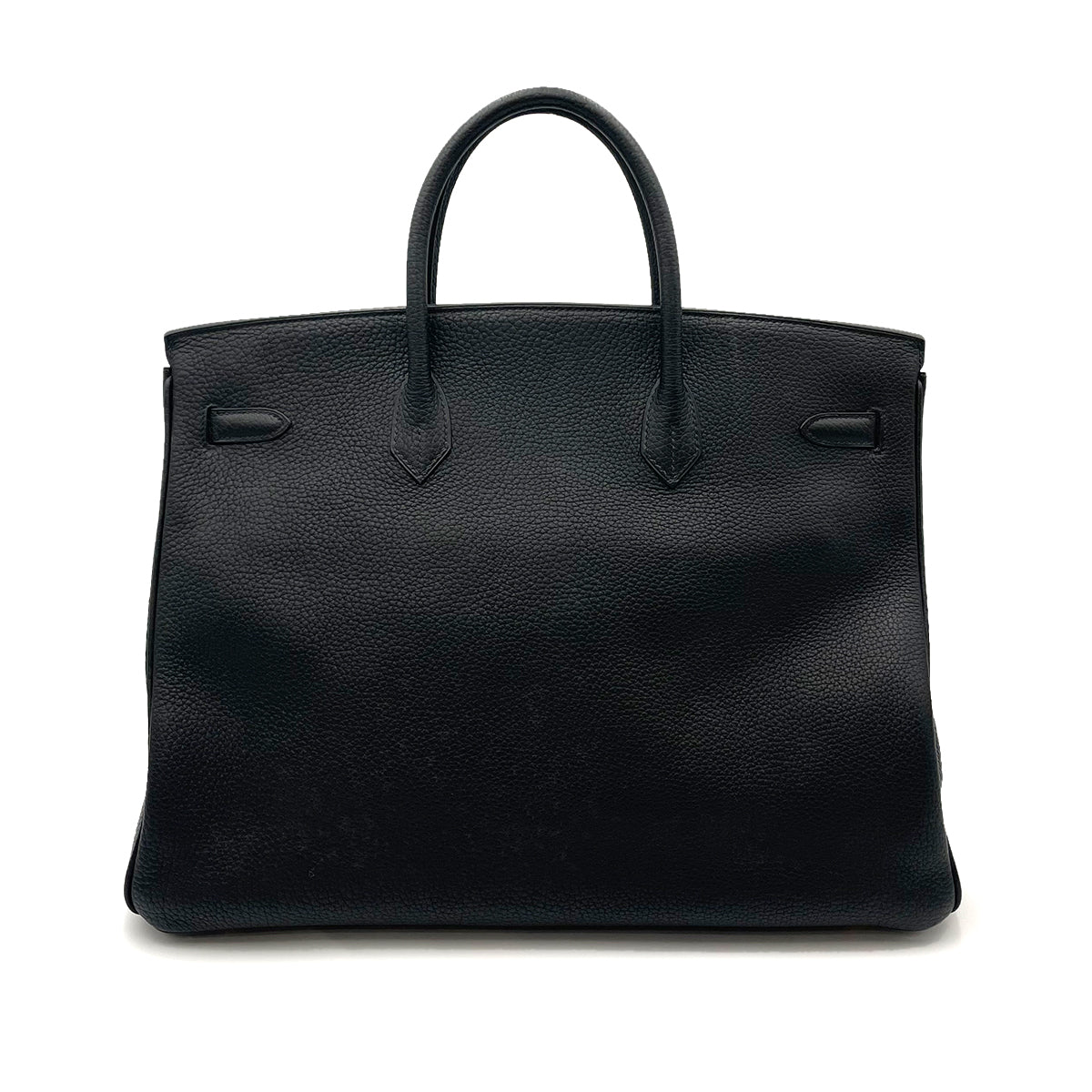 HERMES BIRKIN 40 BLACK TAURILLON CLEMENCE HAND BAG □E GHW 90263650