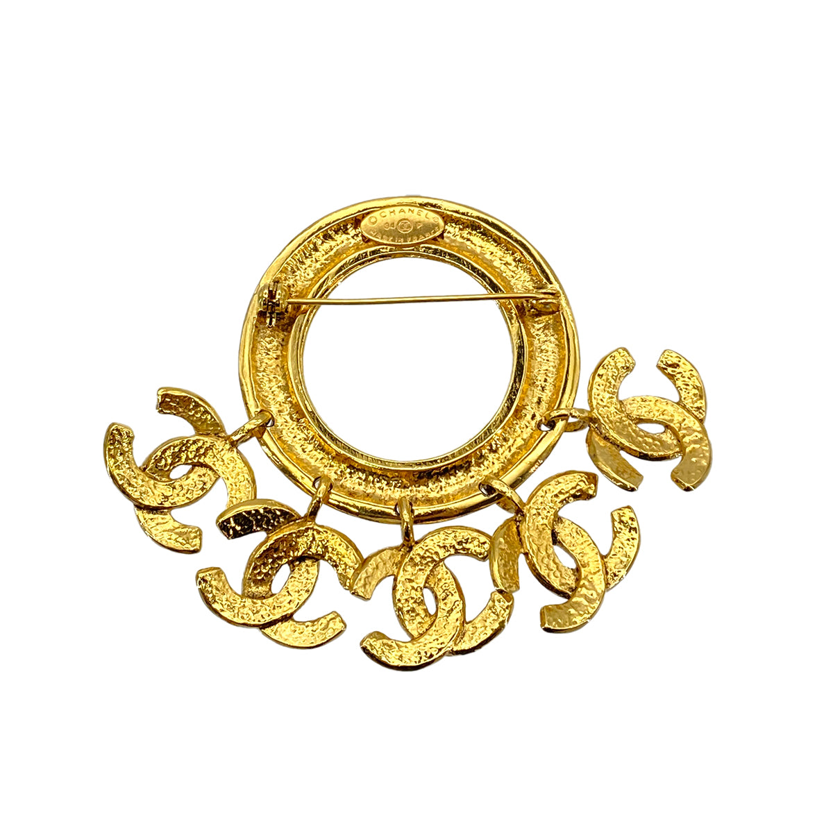 CHANEL VINTAGE COCOMARK BROOCH GOLD ACCESSORY 94P 90263654