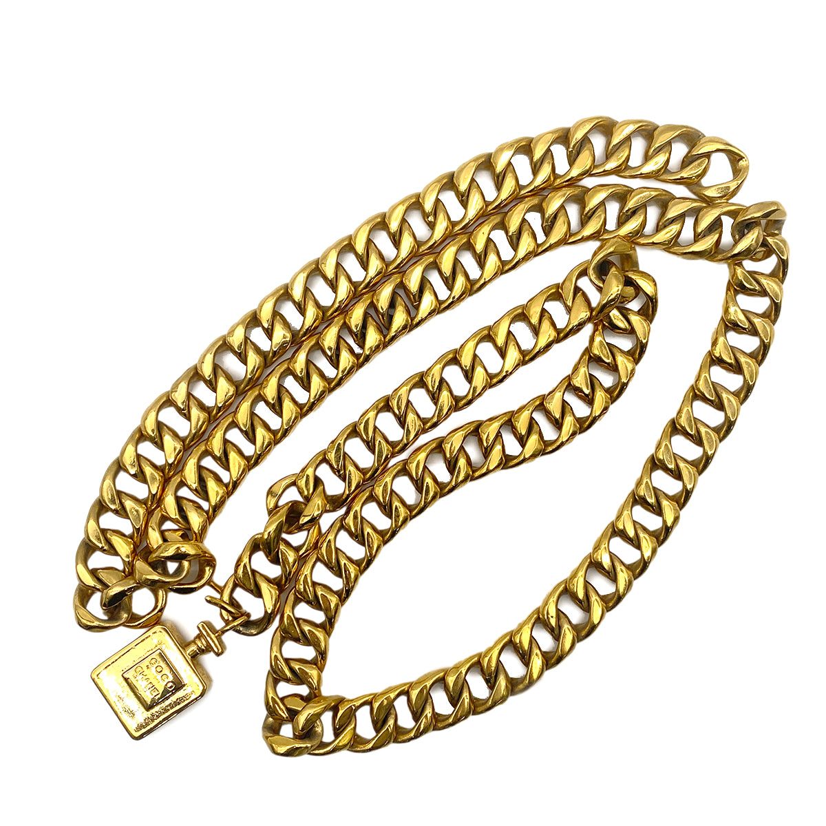 CHANEL VINTAGE CHAIN BELT PERFUME ACCESSORY 90263662
