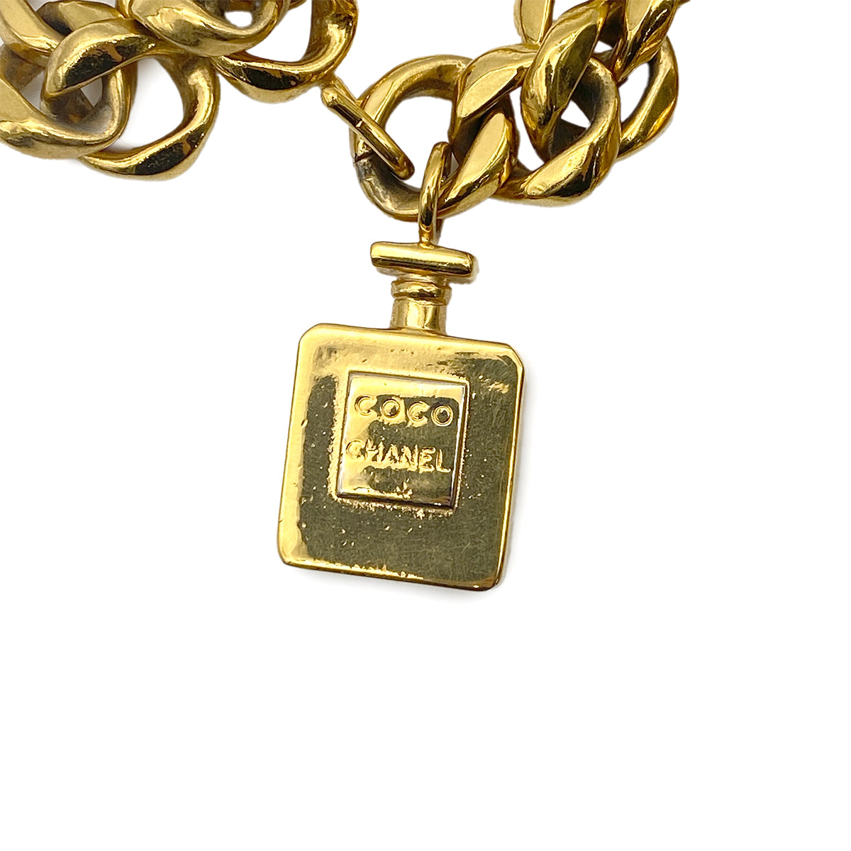 CHANEL VINTAGE CHAIN BELT PERFUME ACCESSORY 90263662