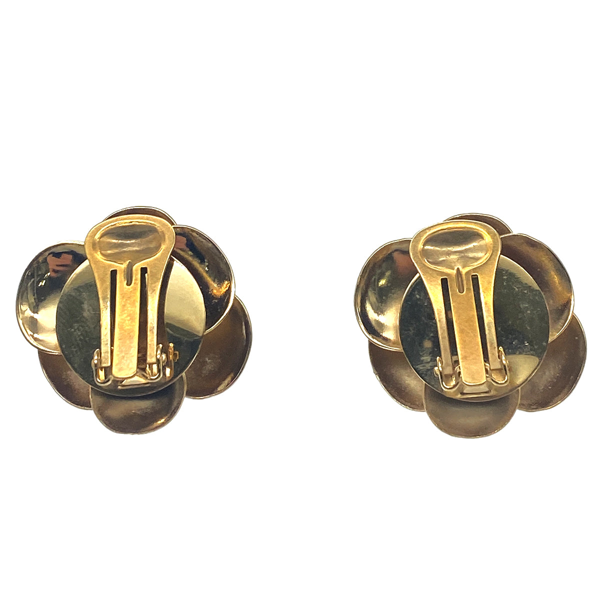 CHANEL EARRINGS COCOMARK CAMELLIA ACCESSORY 02P 90264335