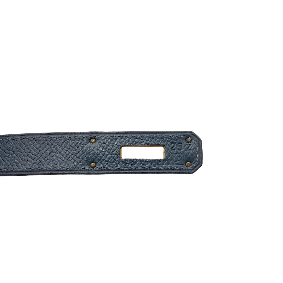 HERMES BIRKIN 40 NAVY COUCHEVEL HAND BAG □A GHW 90264338