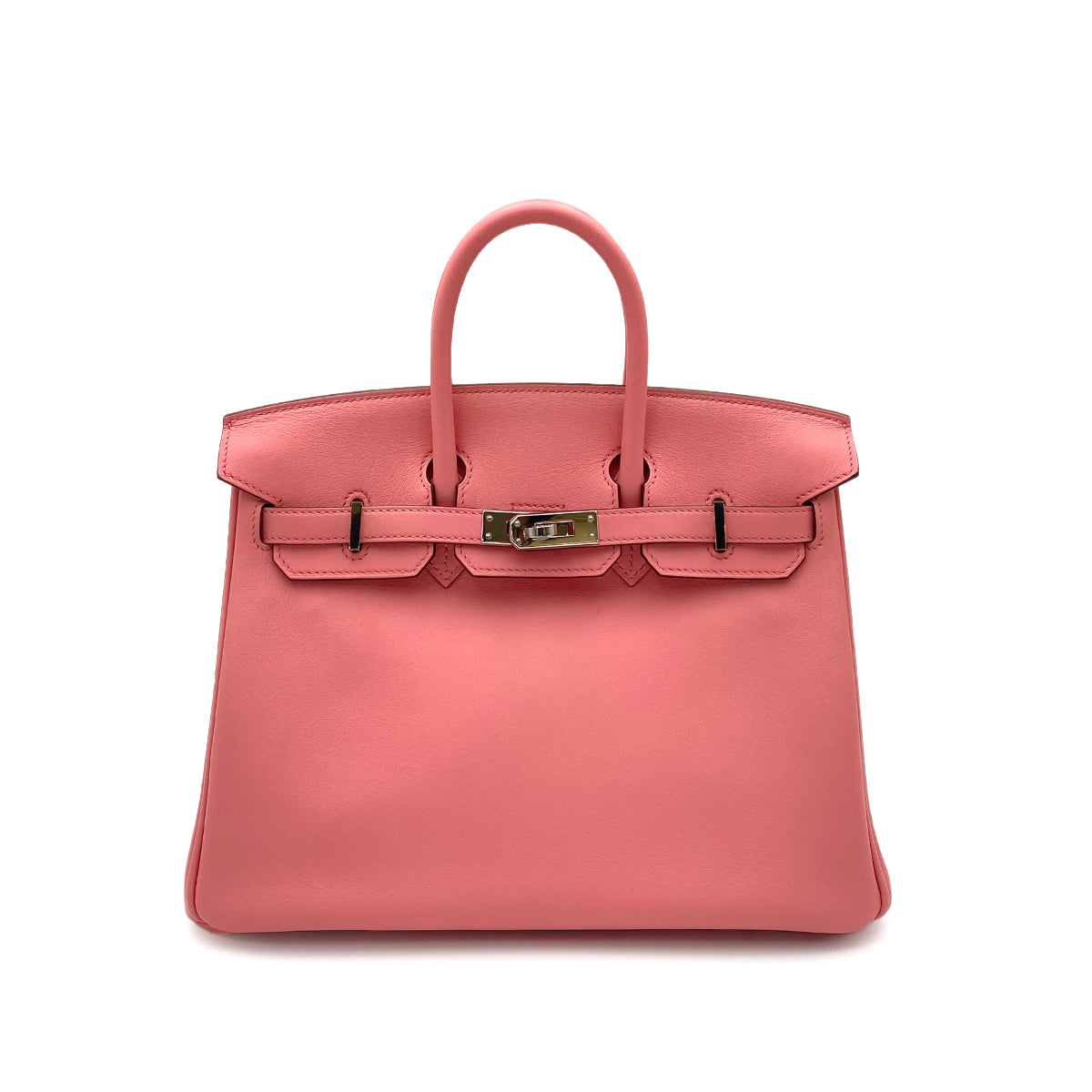 HERMES BIRKIN 25 ROSE D'ETE SWIFT HAND BAG Y SHW 90264339