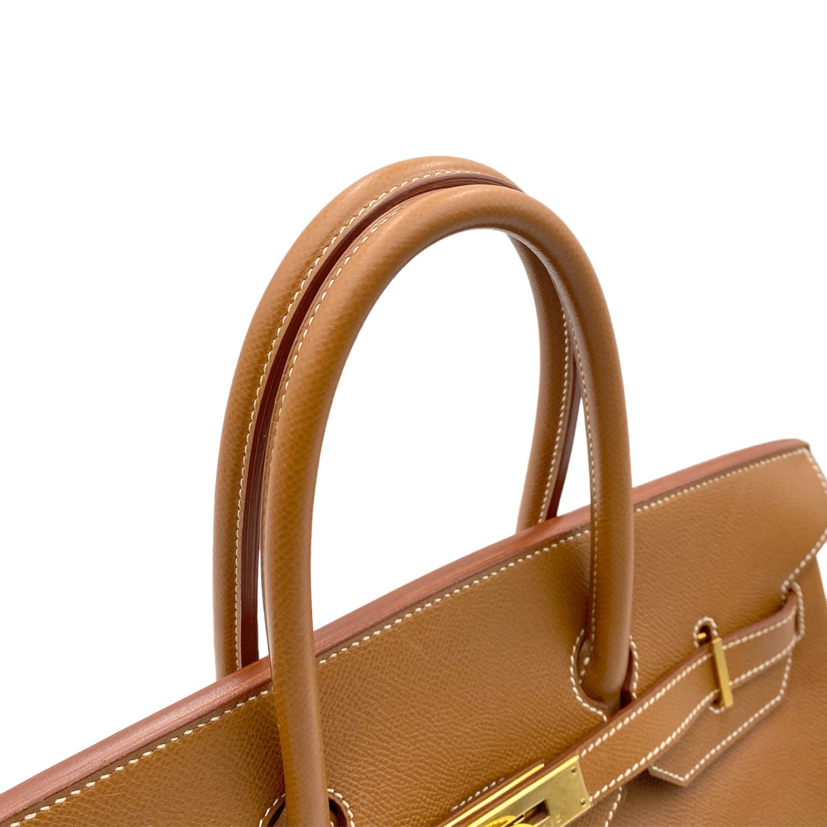 HERMES BIRKIN 35 GOLD COURCHEVEL HAND BAG 〇Z GHW 90264340
