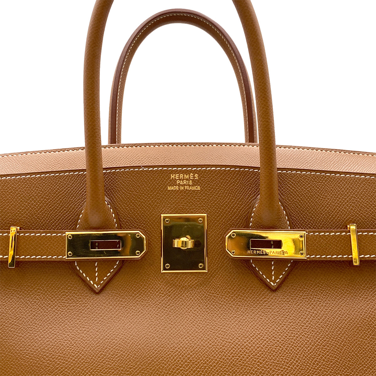 HERMES BIRKIN 35 GOLD COURCHEVEL HAND BAG 〇Z GHW 90264340