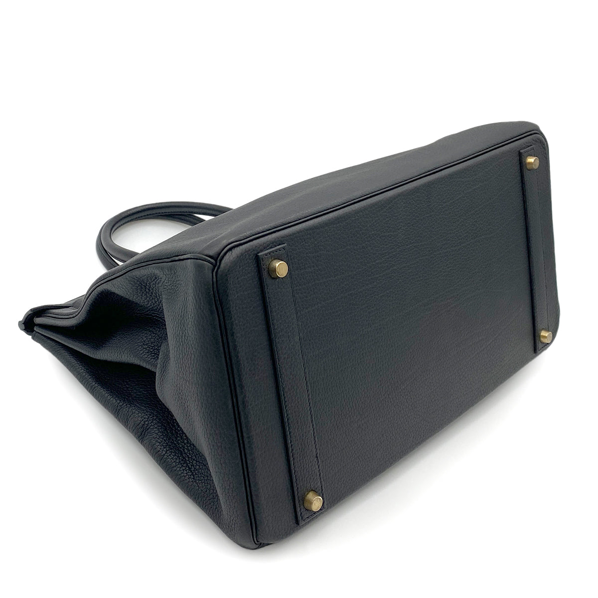 HERMES BIRKIN 40 BLACK TOGO HAND BAG □E GHW 90264342