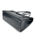 HERMES DRUG2 37 BLACK BOX CALF HAND BAG □O SHW 90264347 - PURPOSE