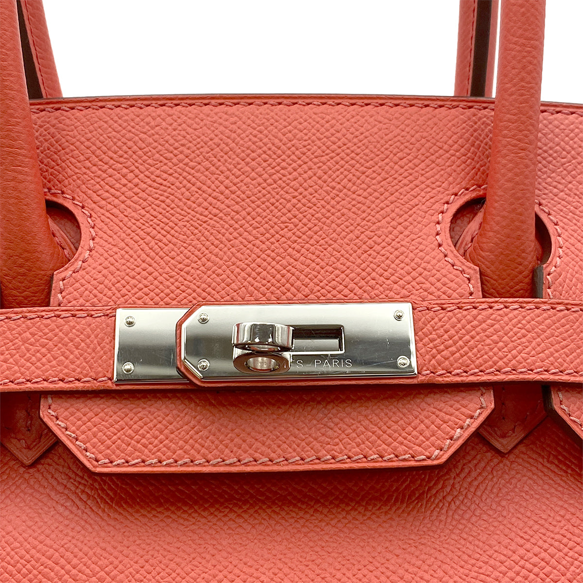 HERMES BIRKIN 30 ROSE JAIPUR EPSOM HAND BAG X SHW 90264353