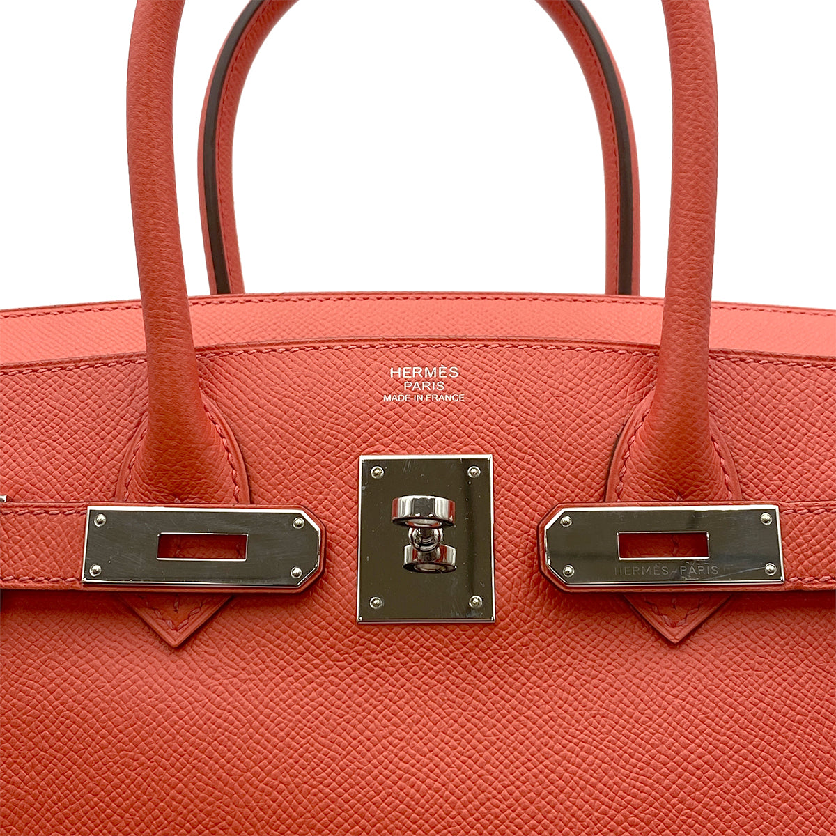 HERMES BIRKIN 30 ROSE JAIPUR EPSOM HAND BAG X SHW 90264353