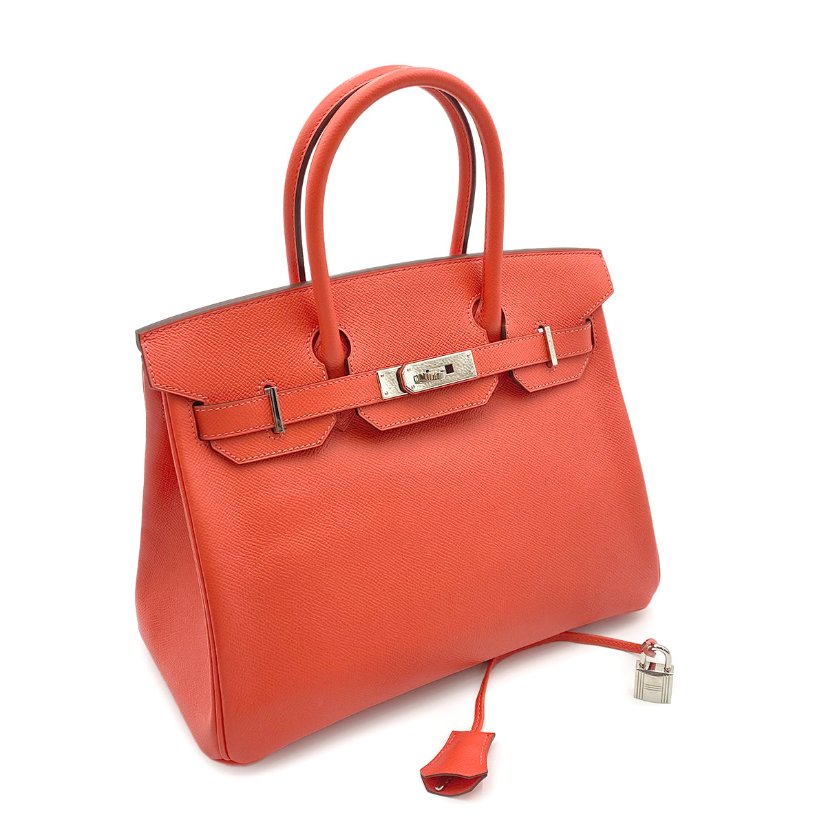 HERMES BIRKIN 30 ROSE JAIPUR EPSOM HAND BAG X SHW 90264353