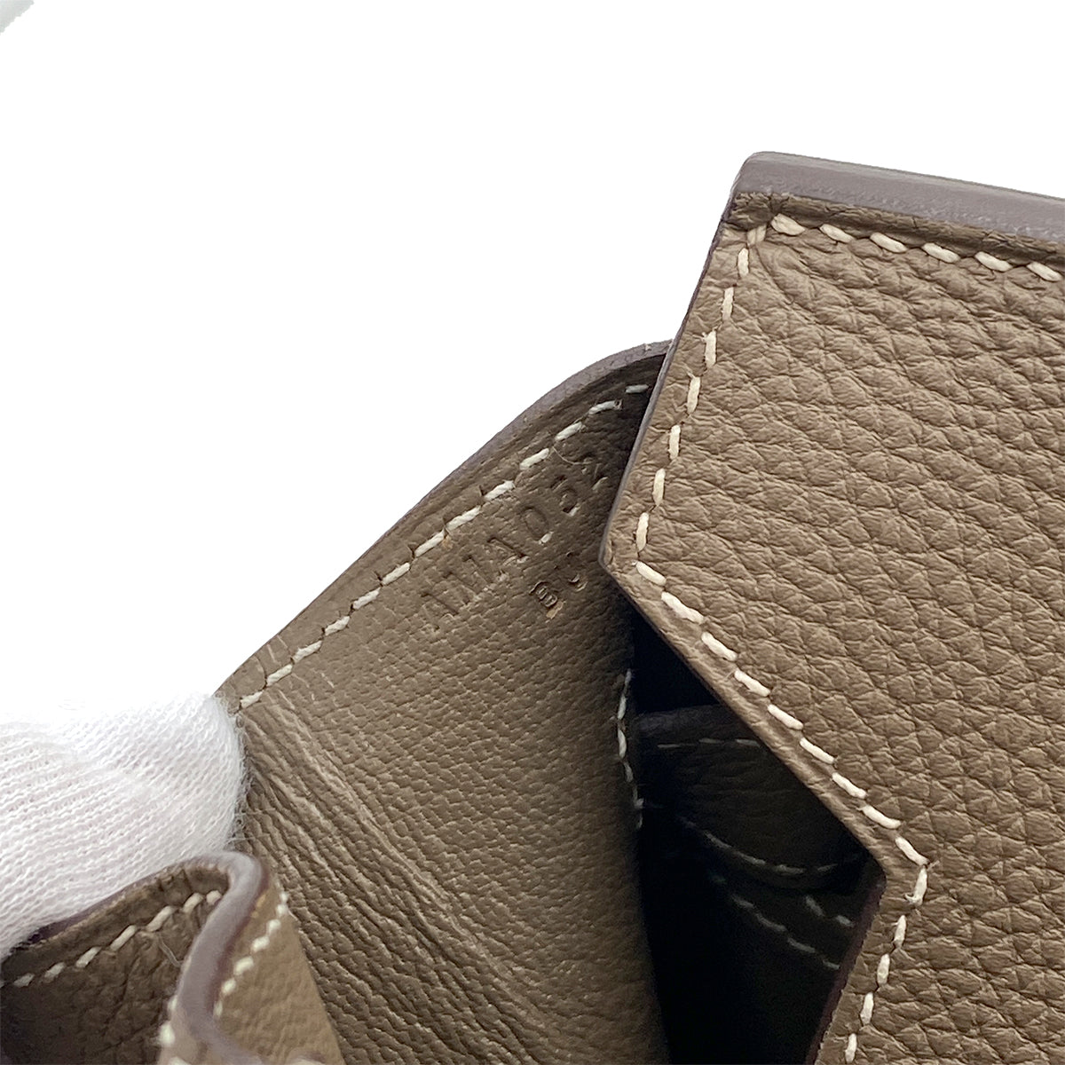 HERMES BIRKIN 30 ETOUPE TOGO HAND BAG A GHW 90264356