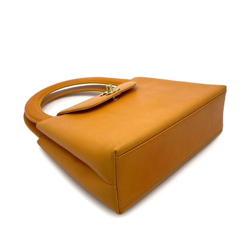 CHANEL VINTAGE HAND BAG ORANGE CAVIAR SKIN 90264365 - PURPOSE