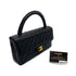 CHANEL VINTAGE PARENT-CHILD BAG PARENTS ONLY BLACK LAMB SKIN 90264368 - PURPOSE