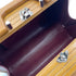 CHANEL VINTAGE WOOD VANITY HAND BAG WOOD LEATHER BROWN 90264374