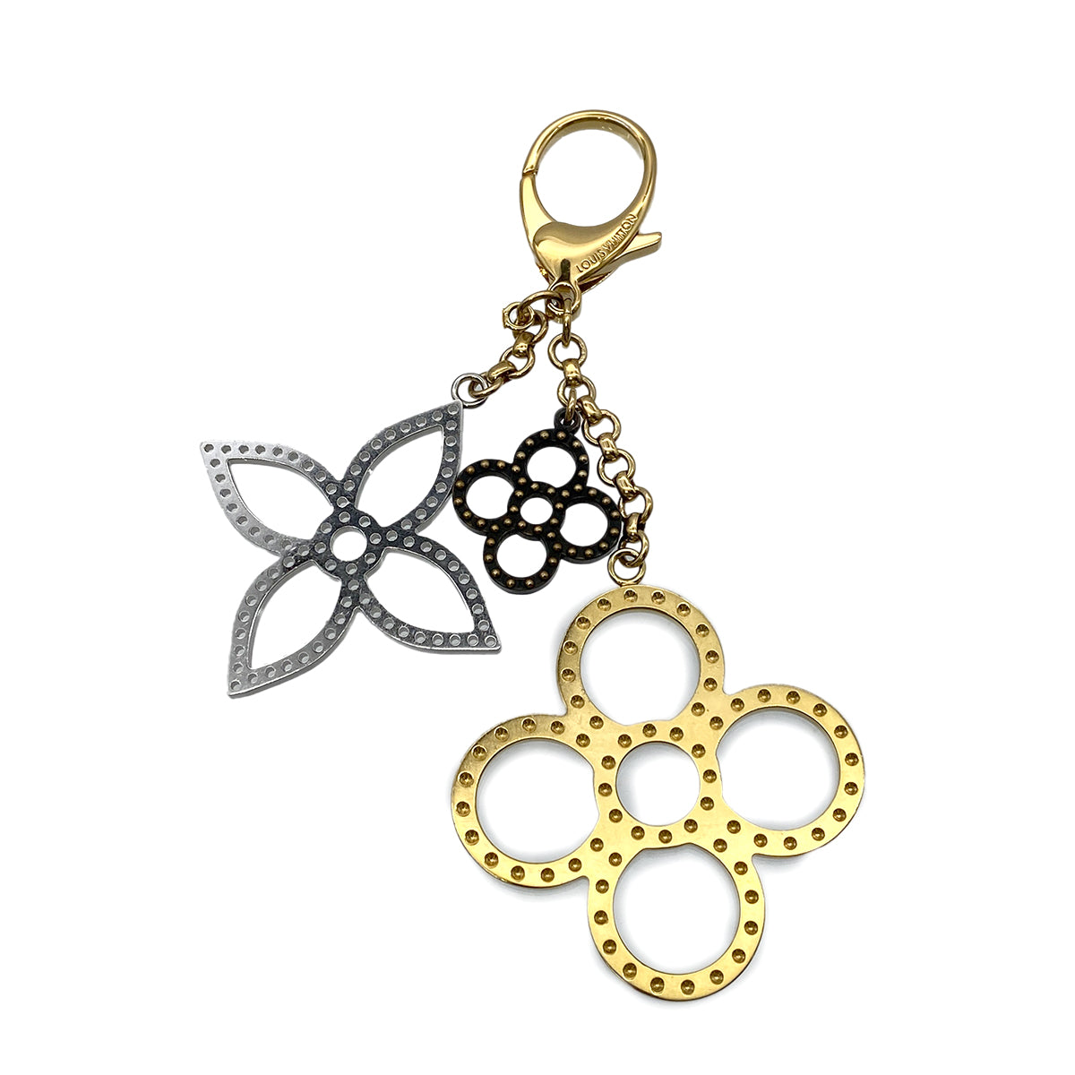 LOUIS VUITTON KEY BAG CHARM MONOGRAM FLOWER ACCESSORY 90264378