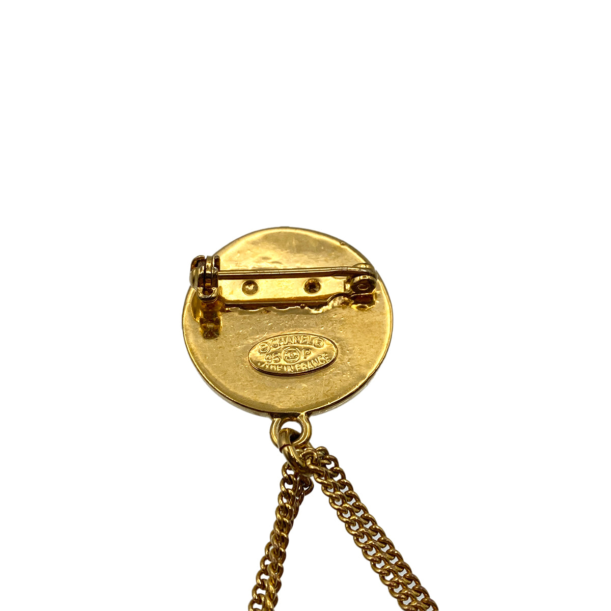 CHANEL VINTAGE BROOCH COCOMARK MATELASSE BAG MOTIF ACCESSORY 95P 90264394
