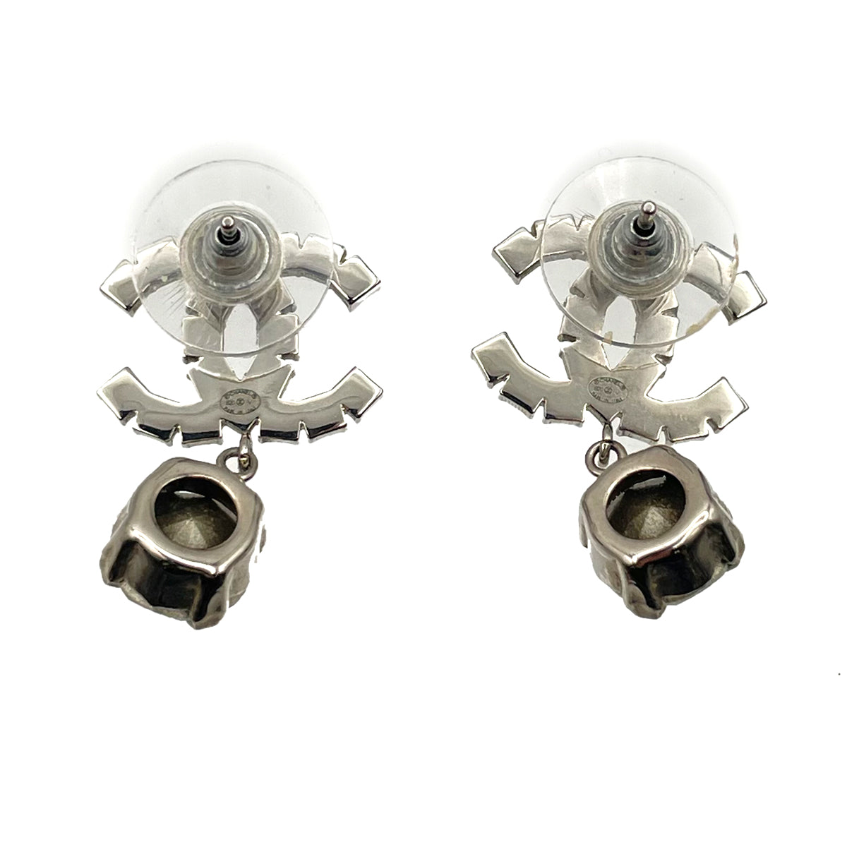 CHANEL EARRINGS COCOMARK SWING RHINESTONE ACCESSORY B20V 90264398