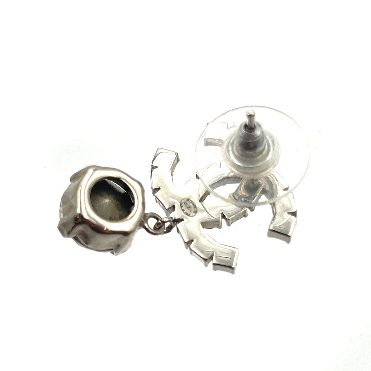 CHANEL EARRINGS COCOMARK SWING RHINESTONE ACCESSORY B20V 90264398
