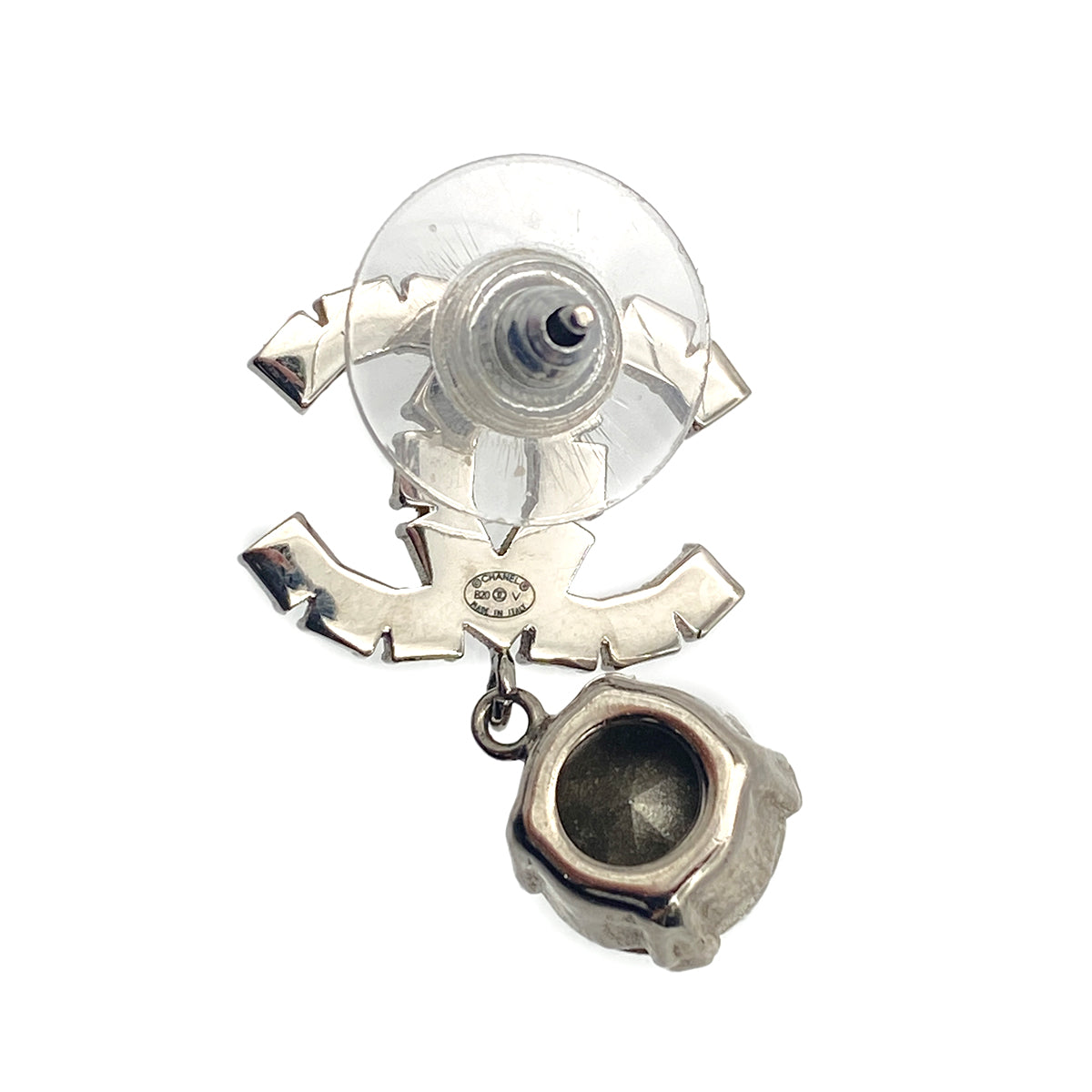 CHANEL EARRINGS COCOMARK RHINESTONE SWING ACCESSORY B20V 90264398