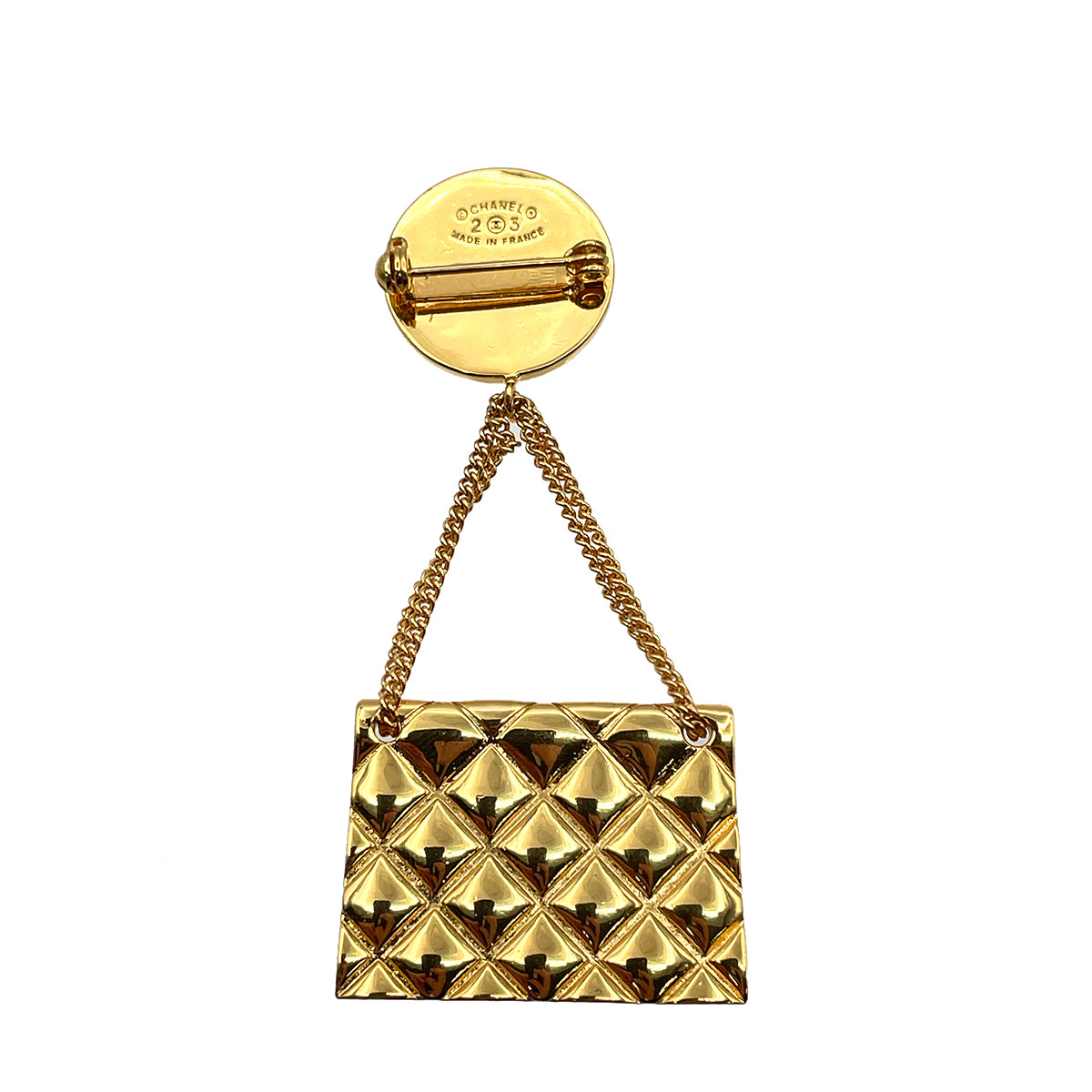 CHANEL VINTAGE BROACH COCOMARK MATELASSE BAG MOTIF ACCESSORY 90264405