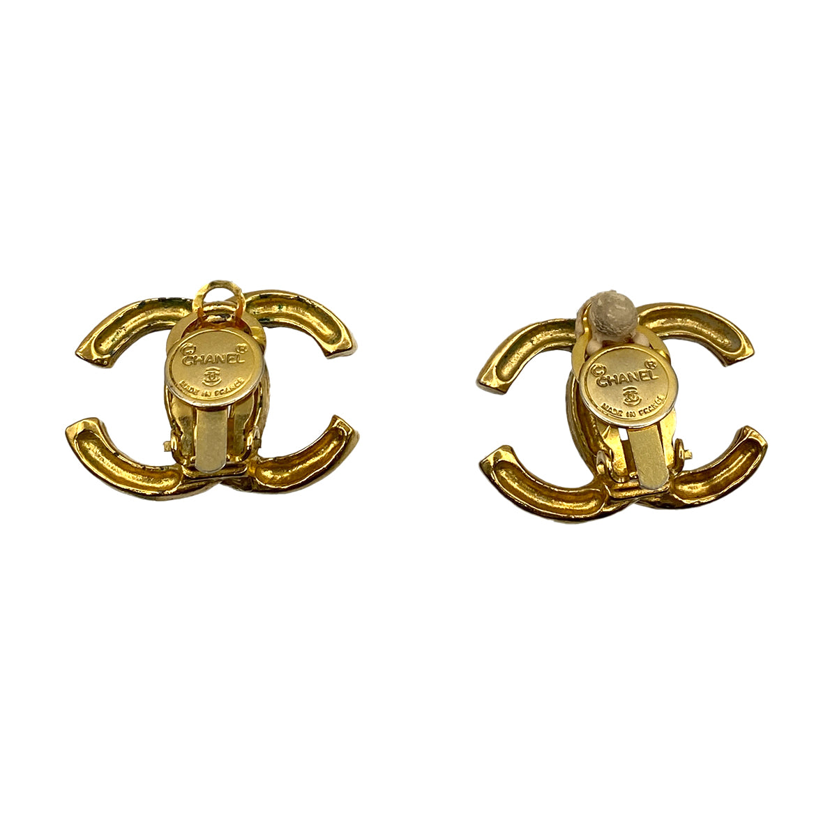 CHANEL VINTAGE EARRINGS COCOMARK ACCESSORY 90264416