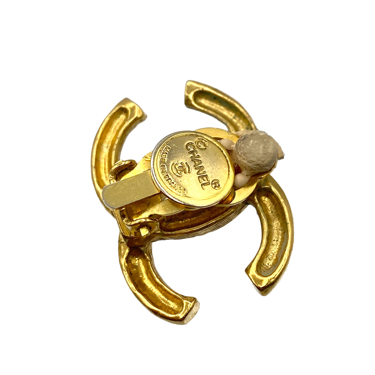 CHANEL VINTAGE EARRINGS COCOMARK ACCESSORY 90264416