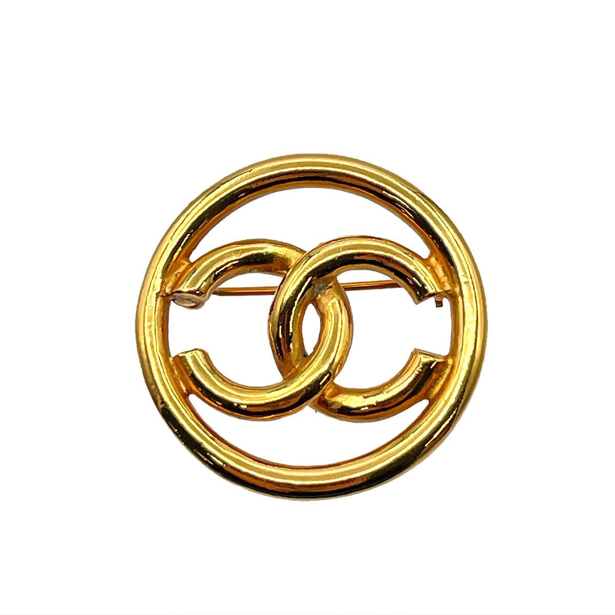 CHANEL VINTAGE BROACH COCO MARK ROUND ACCESSORY 90264418