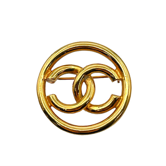 CHANEL VINTAGE BROACH COCO MARK ROUND ACCESSORY 90264418