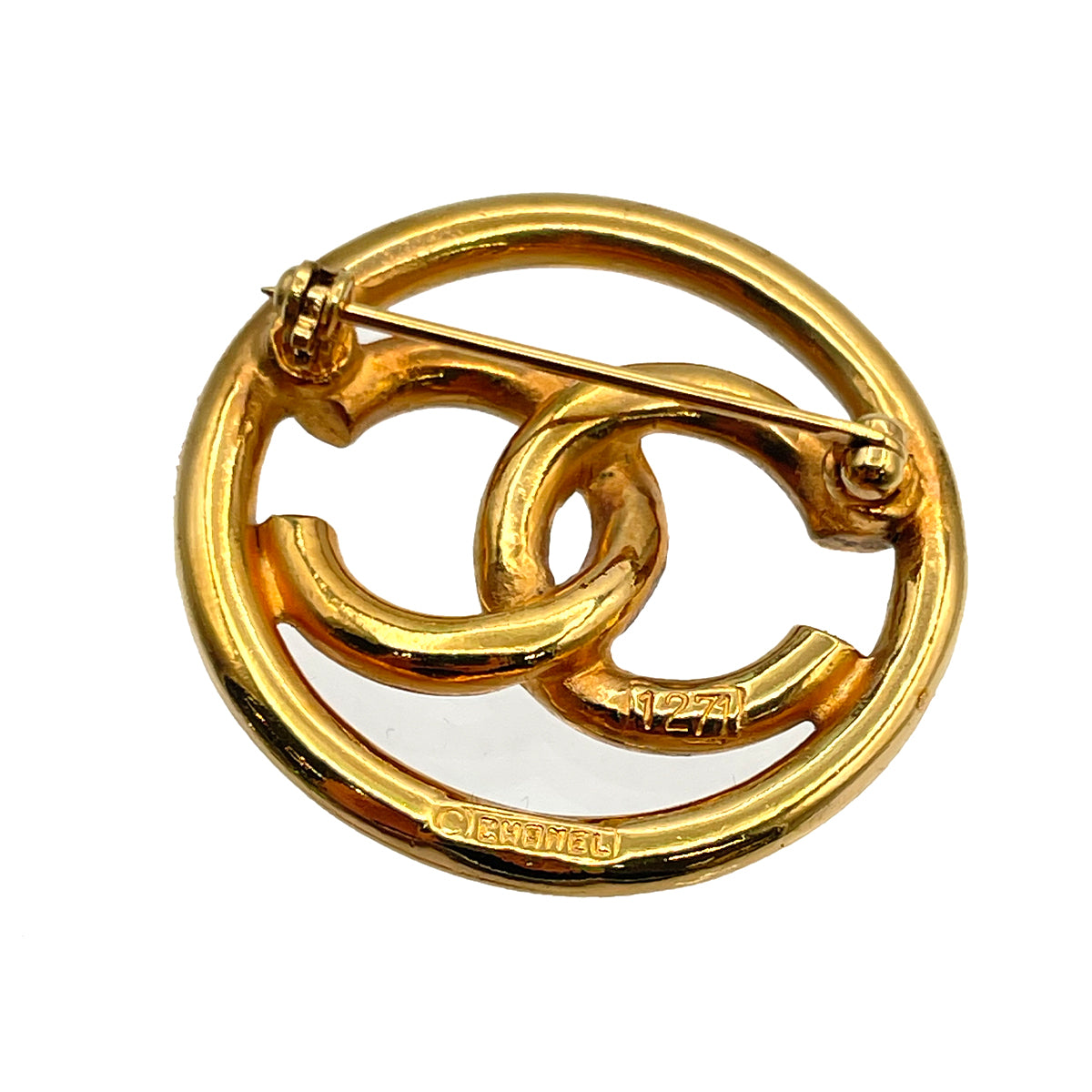 CHANEL VINTAGE BROACH COCO MARK ROUND ACCESSORY 90264418
