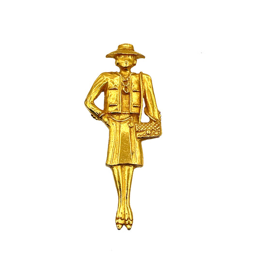 CHANEL VINTAGE BROACH  MADEMOISELLE ACCESSORY 90264439