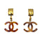CHANEL VINTAGE EARRINGS COCOMARK SWING ACCESSORY 94P 90264447 - PURPOSE