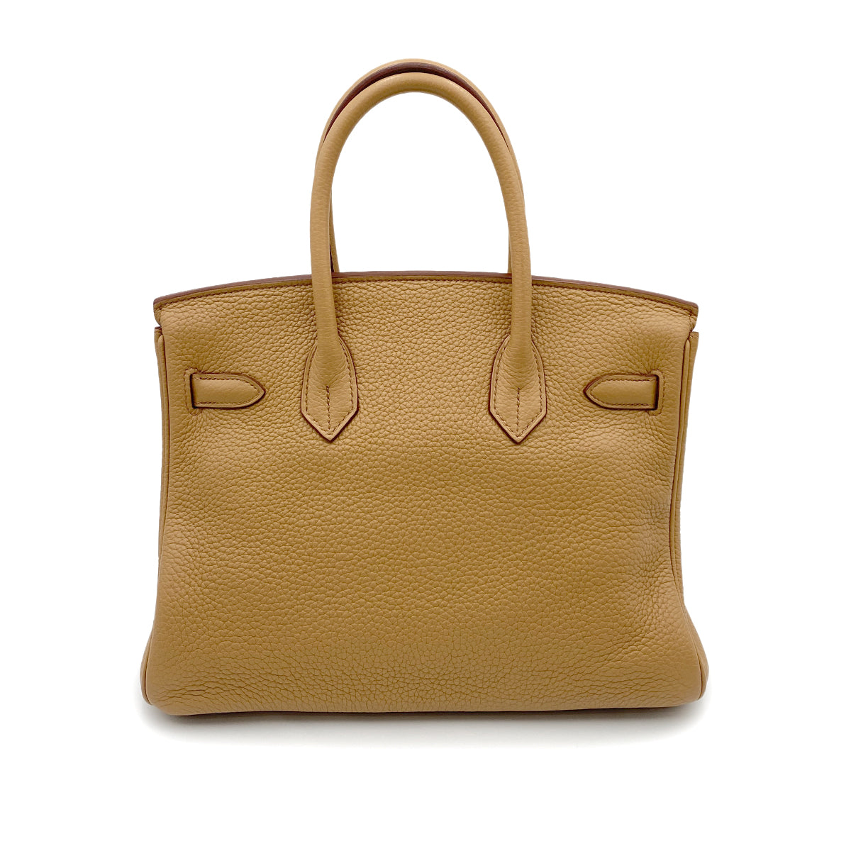 HERMES BIRKIN 30 TABAC CAMEL TAURILLON CLEMENCE HAND BAG □M SHW 90264505