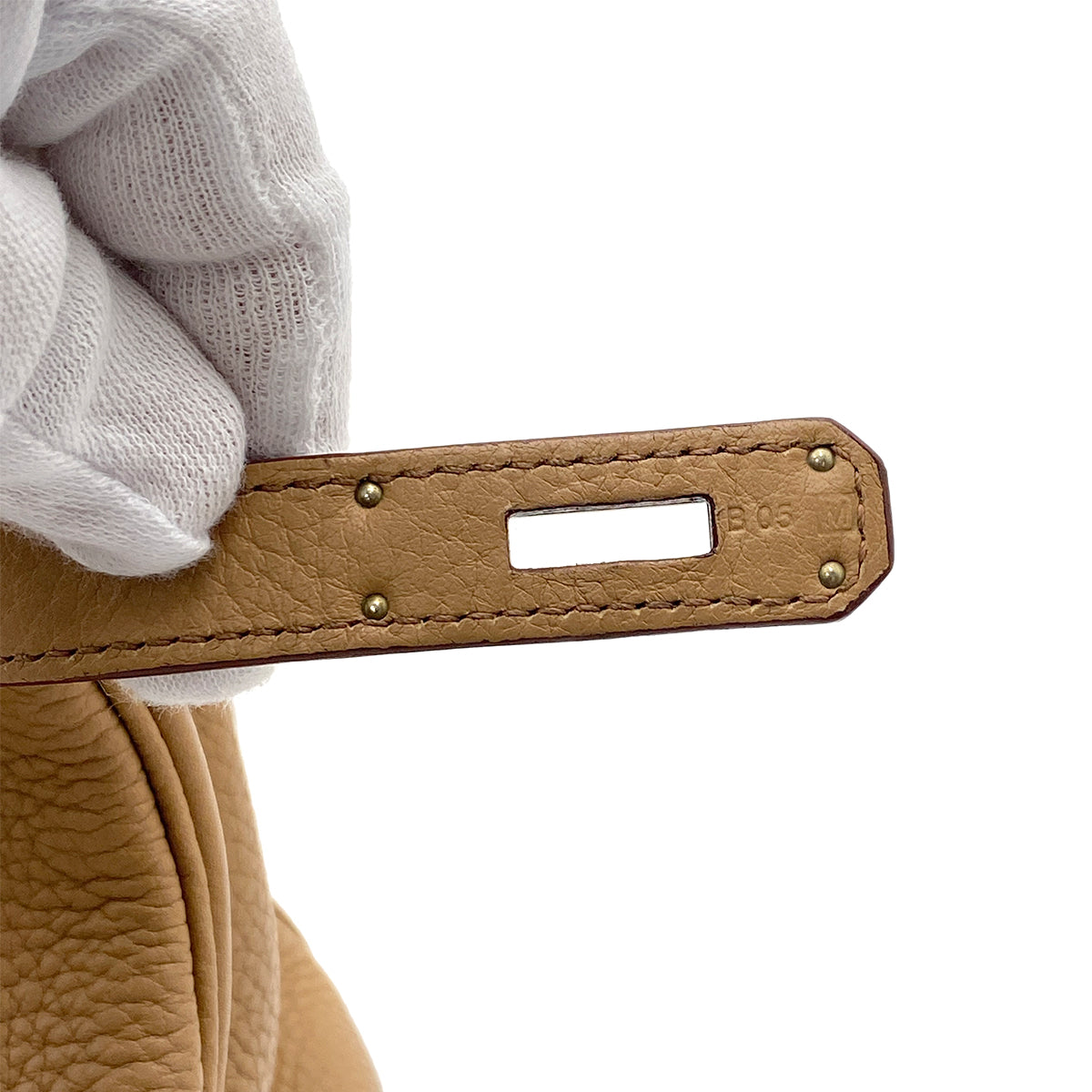 HERMES BIRKIN 30 TABAC CAMEL TAURILLON CLEMENCE HAND BAG □M SHW 90264505