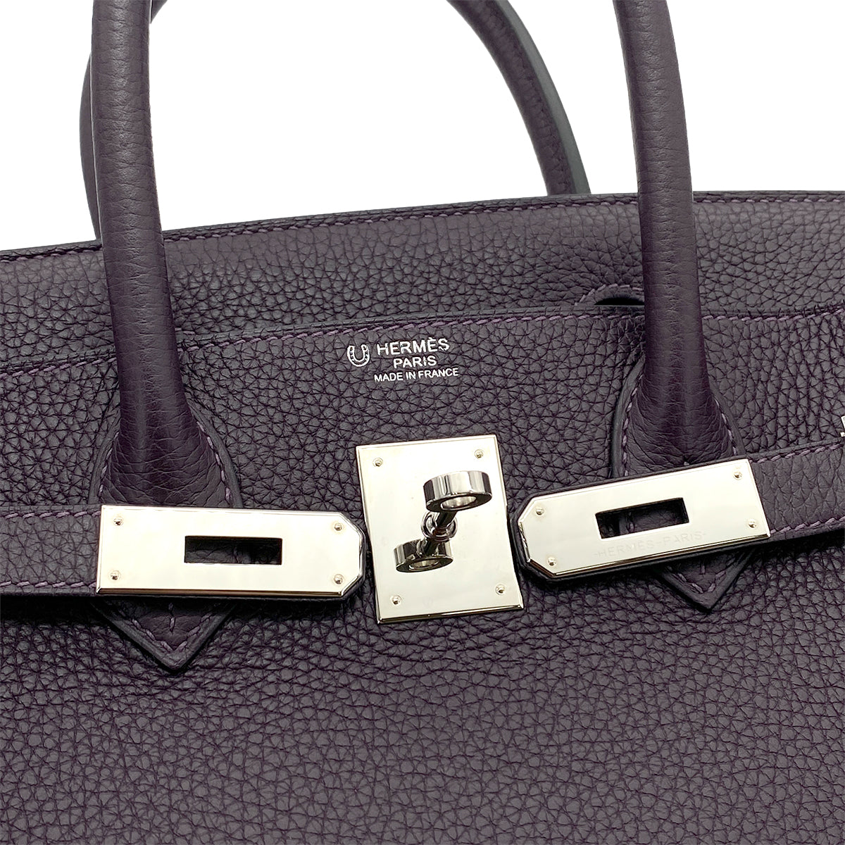 HERMES BIRKIN 30 CASSIS TOGO HAND BAG D SHW SPO 90264507