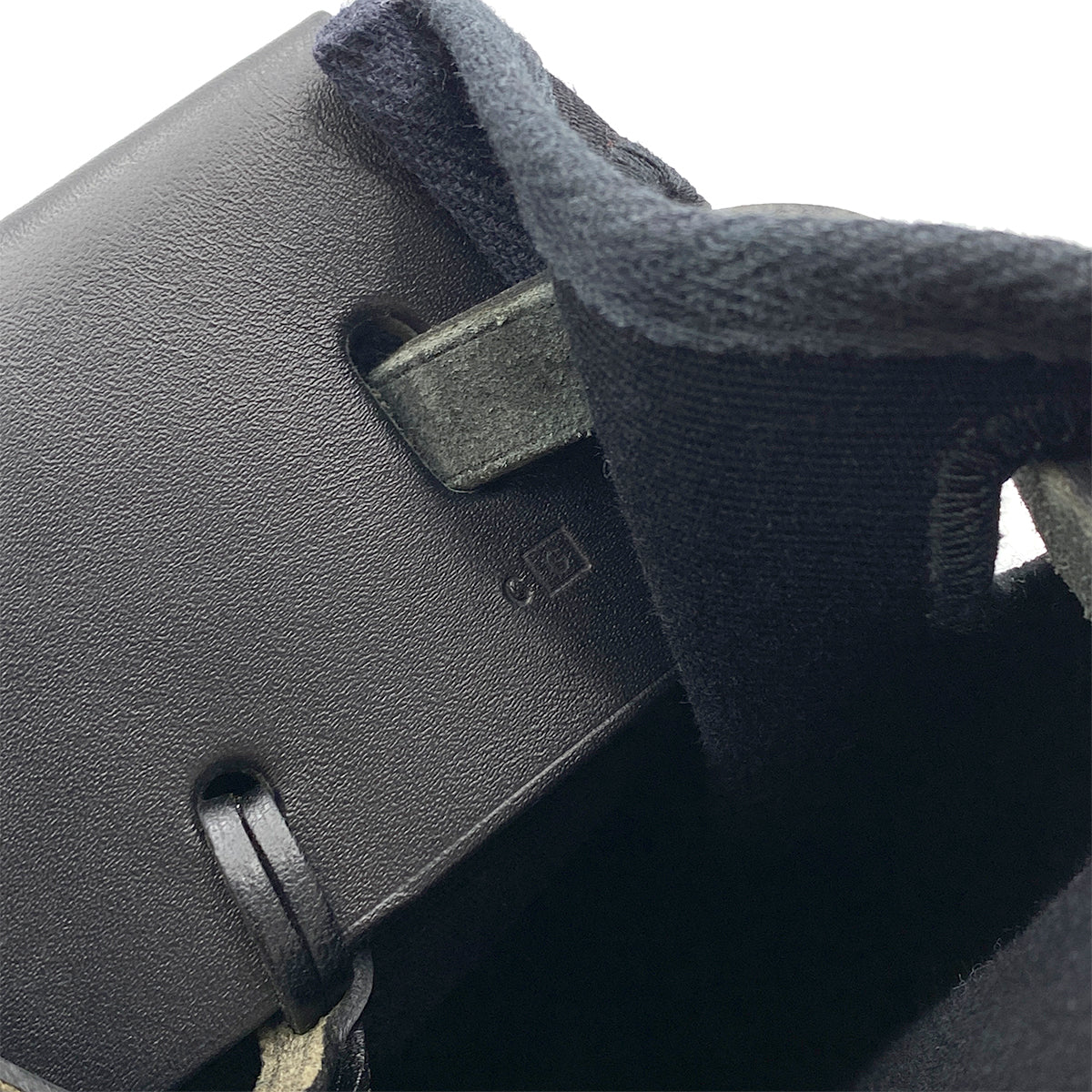 HERMES HER BAG CABAS GM BLACK TOILE OFFICIER VACHE HUNTER TOTE □G 90264508