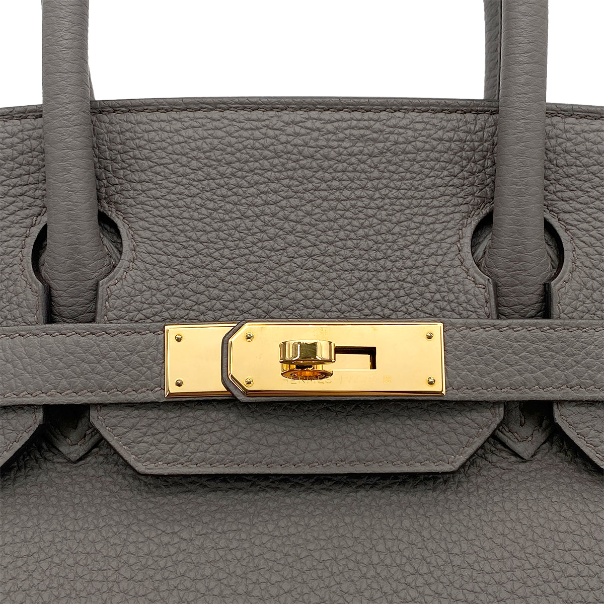 HERMES BIRKIN 30 ETAIN TOGO HAND BAG D GHW 90264510
