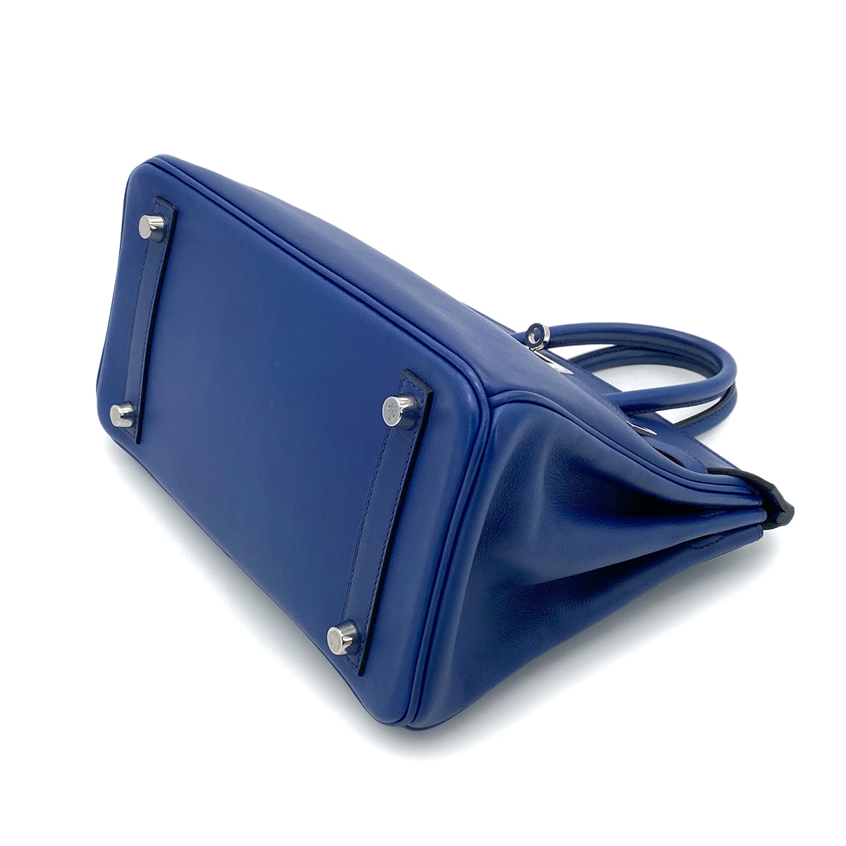 HERMES BIRKIN 25 BLEU SAPHIR SWIFT HAND BAG X SHW 90264515